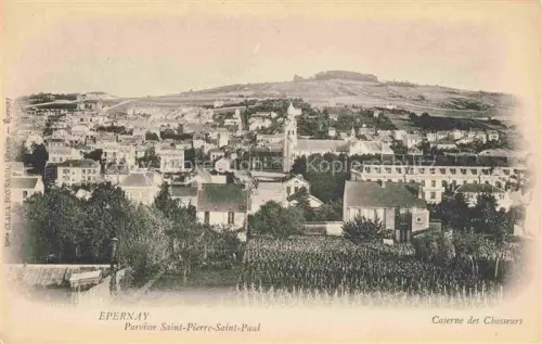 AK / Ansichtskarte EPERNAY 51 Marne Paroisse Saint-Pierre-Saint-Paul Caserne des Chasseurs