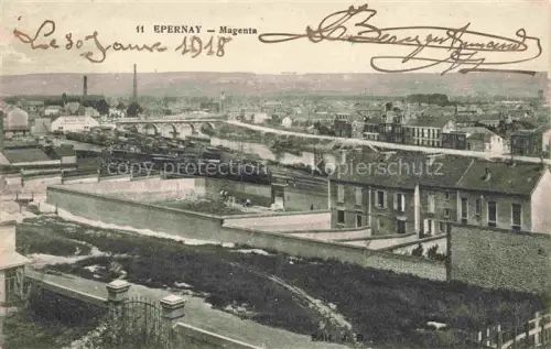 AK / Ansichtskarte Magenta Vue générale