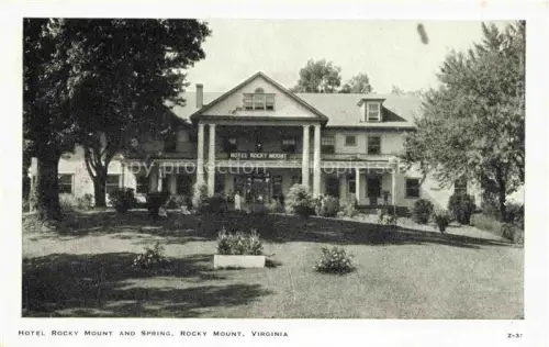 AK / Ansichtskarte Rocky Mount Virginia USA Hotel Rocky Mount and Spring