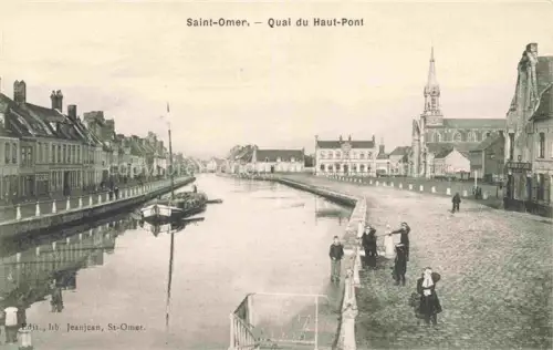 AK / Ansichtskarte SAINT-OMER  62 Pas-de-Calais Quai du Haut-Pont