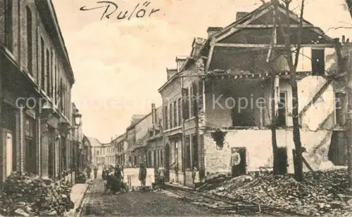 AK / Ansichtskarte 185 Regiment IR 185 Infanterie Bapaume Roulers Belgie Strasse 