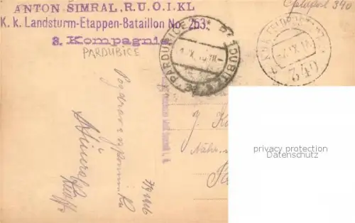 AK / Ansichtskarte Ivangrad Berane Montenegro Landstrum Bataillon Nr. 253 KK 8. Kompagnie aus Pardubice