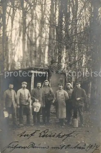 AK / Ansichtskarte Chaume de Lusse Sainte-Croix-aux-Mines Ribeauville 68 Haut-Rhin Foto auf Luishof WK1 Soldaten 