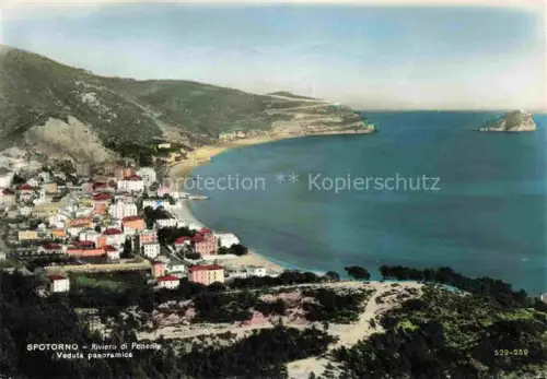AK / Ansichtskarte SPOTORNO Liguria IT Westliche Riviera Gesamtansicht 