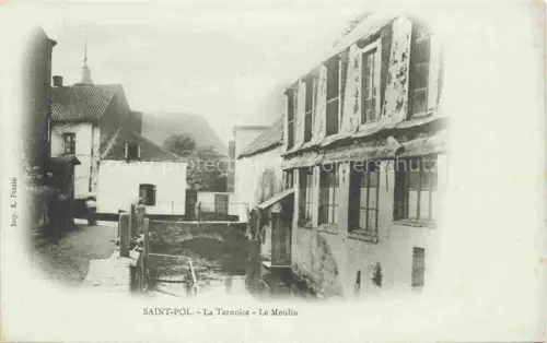 AK / Ansichtskarte Saint-Pol -sur-Ternoise 62 Pas-de-Calais La Ternoise Moulin