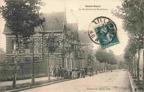 AK / Ansichtskarte SAINT-OMER  62 Pas-de-Calais Boulevard de Strasbourg