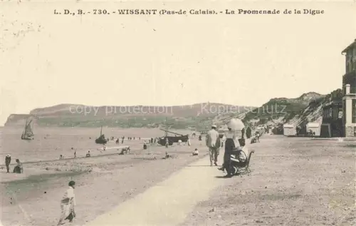 AK / Ansichtskarte Wissant Boulogne-sur-Mer 62 Pas de Calais La promenade de la digue