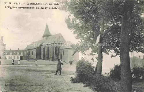 AK / Ansichtskarte Wissant Boulogne-sur-Mer 62 Pas de Calais Eglise Monument du XIVe siècle