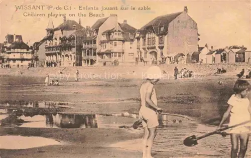AK / Ansichtskarte Wissant Boulogne-sur-Mer 62 Pas de Calais Enfants jouant sur le sable