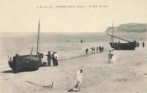 AK / Ansichtskarte Wissant Boulogne-sur-Mer 62 Pas de Calais Au bord de l'eau Plage