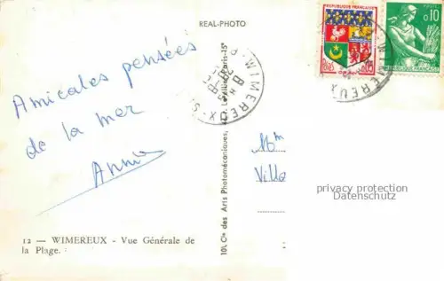 AK / Ansichtskarte WIMEREUX Boulogne-sur-Mer 62 Pas-de-Calais Vue générale de la plage