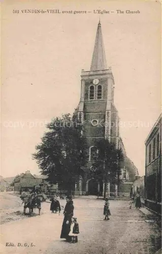 AK / Ansichtskarte Vendin-le-Vieil LENS 62 Pas-de-Calais Avant la guerre Eglise