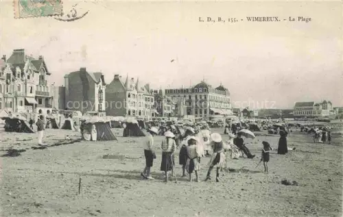 AK / Ansichtskarte WIMEREUX Boulogne-sur-Mer 62 Pas-de-Calais La plage