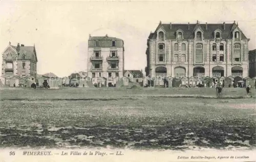AK / Ansichtskarte WIMEREUX Boulogne-sur-Mer 62 Pas-de-Calais Les villas de la plage
