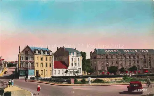 AK / Ansichtskarte WIMEREUX Boulogne-sur-Mer 62 Pas-de-Calais Les hôtels et le pont