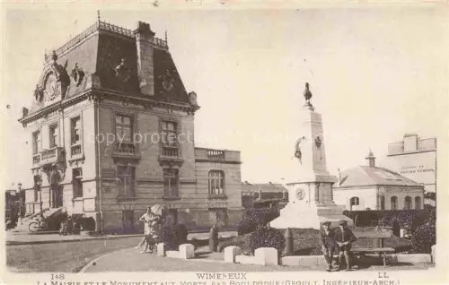 AK / Ansichtskarte WIMEREUX Boulogne-sur-Mer 62 Pas-de-Calais La Mairie et Monument aux Morts