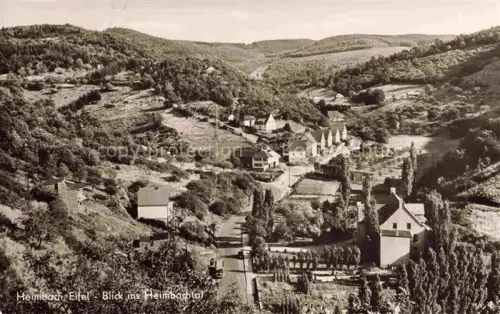 AK / Ansichtskarte Heimbach  Eifel Rur Dueren NRW Panorama Blick ins Heimbachtal