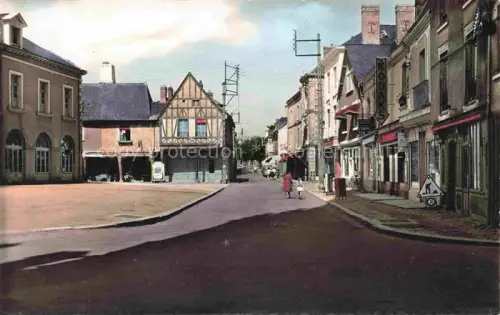 AK / Ansichtskarte La Guerche-de-Bretagne 35 Ille-et-Vilaine Place de la Basilique