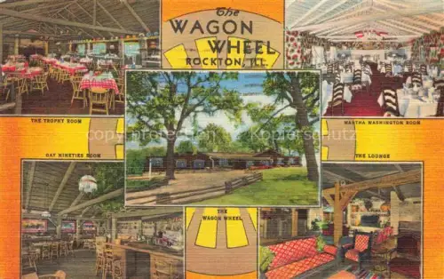 AK / Ansichtskarte Rockton Illinois USA The Wagon Wheel Restaurant