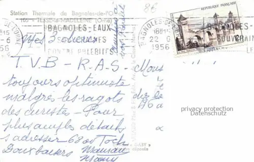 AK / Ansichtskarte Tesse-la-Madeleine ALENCON 61 Orne Hôtel de Tessé Station Thermale de Bagnoles-de-l'Orne