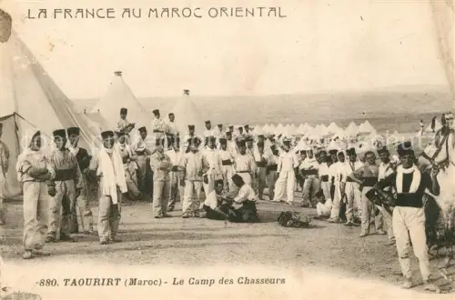 AK / Ansichtskarte Taourirt-Amram Michelet Maroc Camp de Chasseurs Militaria