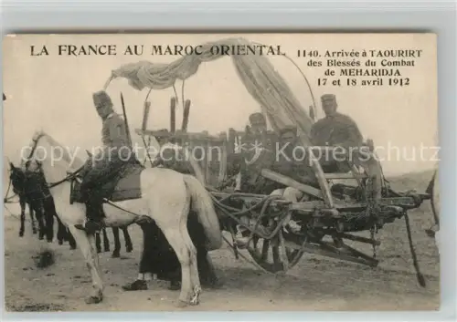 AK / Ansichtskarte Taourirt-Amram Michelet Maroc Combat de Mehardidja Camp Militaire