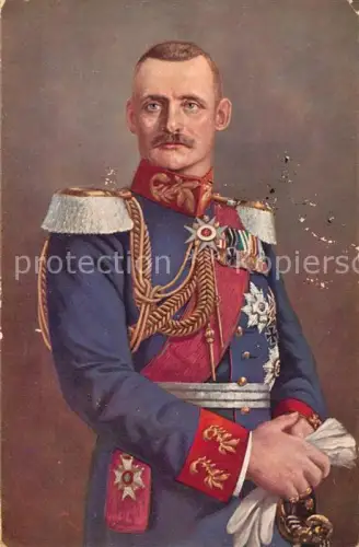 AK / Ansichtskarte Adel Bayern Monarchie Kronprinz Rupprecht Portrait (Erh)