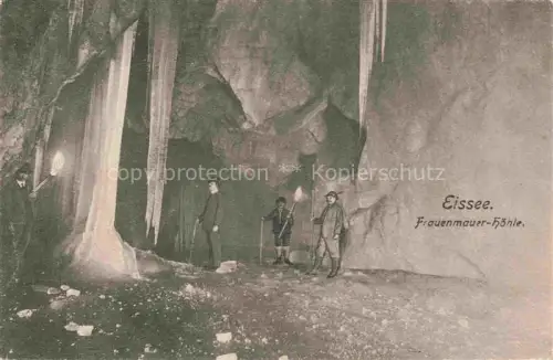 AK / Ansichtskarte Eisenerz Steiermark AT Eissee Frauenmauer Hoehle