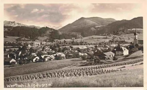 AK / Ansichtskarte Wertach Bayern Panorama