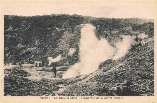 AK / Ansichtskarte Pozzuoli Napoli Campania IT La Solfatara Fumarole della morte 1907