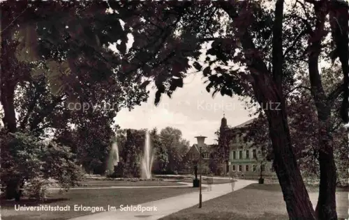 AK / Ansichtskarte ERLANGEN Im Schlosspark