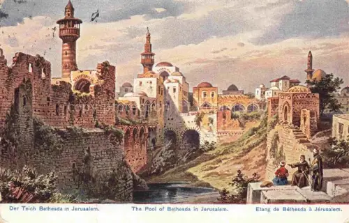 AK / Ansichtskarte Bethesda Israel Der Teich