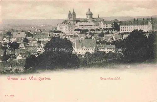 AK / Ansichtskarte Weingarten  Wuerttemberg BW Panorama
