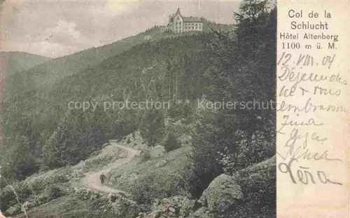 AK / Ansichtskarte Col de la Schlucht 1150m Gerardmer 88 Vosges Hotel Altenberg