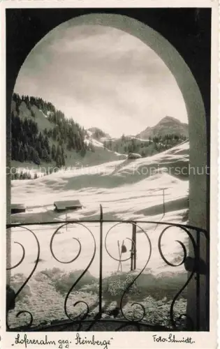 AK / Ansichtskarte Lofereralm Steinberge Pinzgau-Pongau AT Tor Durchblick Panorama