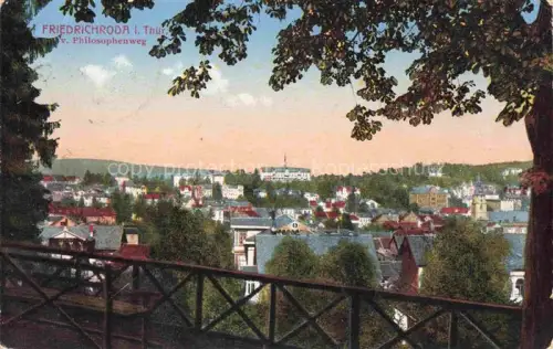 AK / Ansichtskarte Friedrichroda Thueringen Blick vom Philosophenweg