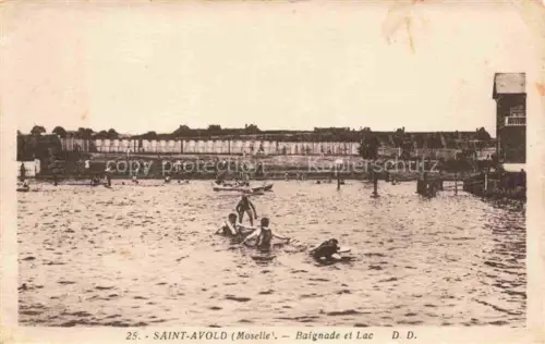 AK / Ansichtskarte Saint-Avold St-Avold 57 Moselle Baignade et le lac