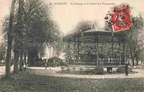 AK / Ansichtskarte ALENCON 61 Orne Le Kiosque et le Chalet des Promenades
