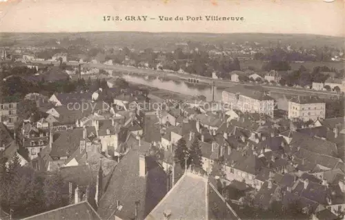 AK / Ansichtskarte Gray  Vesoul 70 Haute Saone Vue du Port Villeneuve