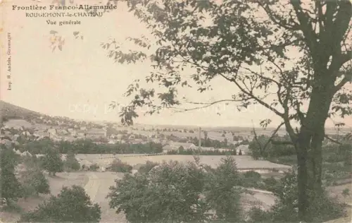 AK / Ansichtskarte Rougemont-le-Chateau 90 Belfort Vue générale Frontière Franco-Allemande
