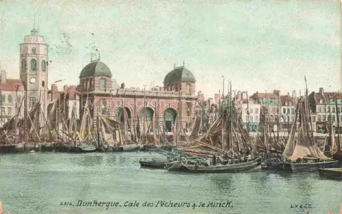 AK / Ansichtskarte DUNKERQUE Duenkirchen 59 Nord Cale des pêcheurs et le Minck