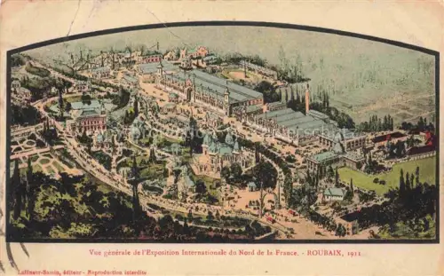 AK / Ansichtskarte ROUBAIX 59 Nord Vue générale de l'Exposition Internationale du Nord de la France Illustration