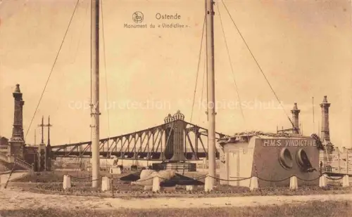 AK / Ansichtskarte OSTENDE Oostende West-Vlaanderen Belgie Monument du Vindictive
