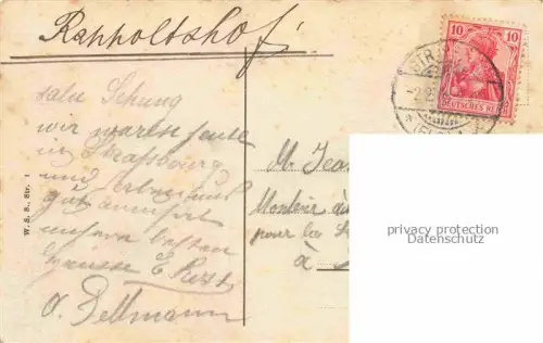 AK / Ansichtskarte Strassburg  Strasbourg 67 Bas-Rhin Hauptpost Poste Centrale