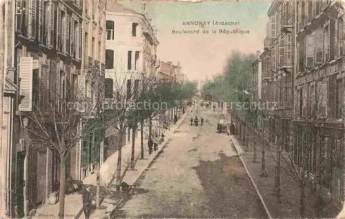 AK / Ansichtskarte Annonay Tournon 07 Ardeche Boulevard de la République