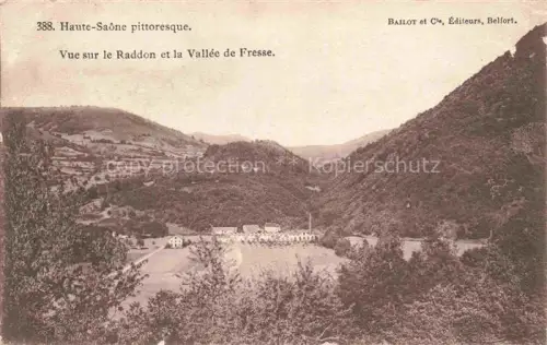 AK / Ansichtskarte Raddon-et-Chapendu LURE 70 Haute-Saone Vue panoramique et la Vallée de Fresse