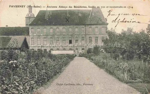 AK / Ansichtskarte Faverney VESOUL 70 Haute-Saone Ancienne Abbaye des Bénédictins fondée en 720 et reconstruite en 1714