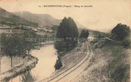AK / Ansichtskarte Moyenmoutier Saint-Die 88 Vosges Vue panoramique Etang de Géroville