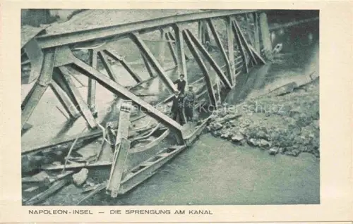 AK / Ansichtskarte MULHOUSE Muehlhausen 68 Alsace Napoleon-Insel Sprengung am Kanal