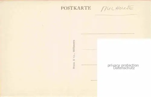 AK / Ansichtskarte MULHOUSE Muehlhausen 68 Alsace Giessereibruecke nach der Sprengung